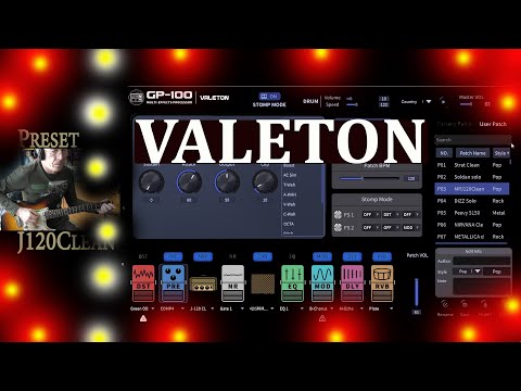 Видео: Valeton GP100 Presets пресеты звуки настройки