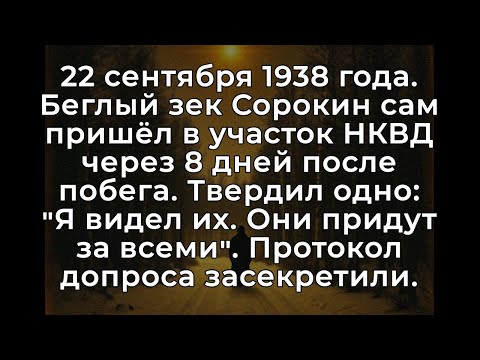Видео: ОН ВИДЕЛ ЭТО в тайге и умолял НКВД НЕ ОТПРАВЛЯТЬ его обратно