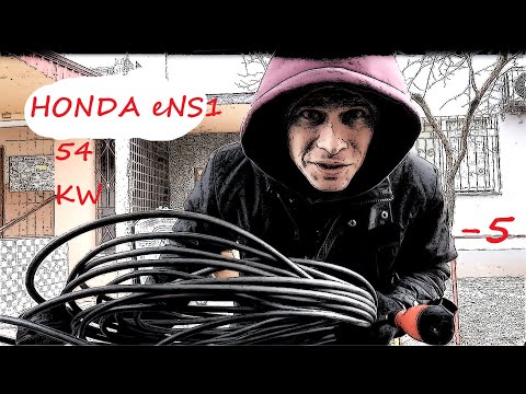 Видео: Honda eNS1 реальный пробег зимой (-5 С*)