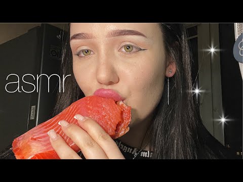 Видео: АСМР ИТИНГ СЁМГА 😋 / asmr 💗