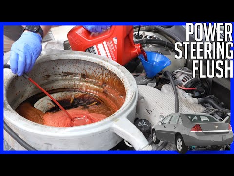 Видео: Как слить жидкость из гидроусилителя руля Chevrolet Impala 2006-2016 3.5L V6 | ЛЕГКО!