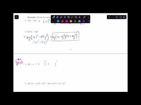 Видео: Факторизация 2 терминов || 1.5.1 Введение в исчисление