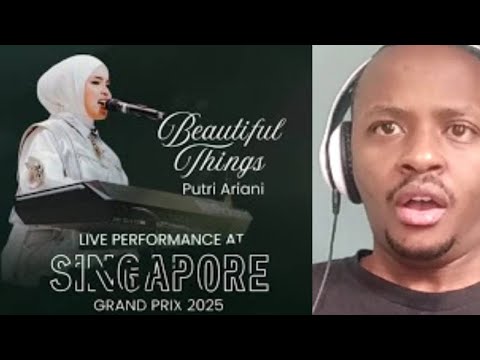 Видео: ПУТРИ АРИАНИ РЕАКЦИЯ | Обложка Beautiful Things PUTRI ARIANI (ЖИВОЕ ИСПОЛНЕНИЕ F1 В СИНГАПУРЕ)