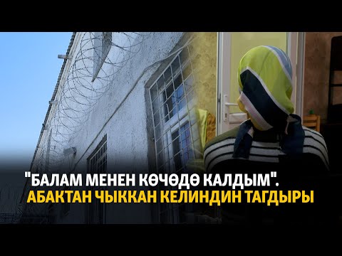 Видео: "Балам менен көчөдө калдым". Абактан чыккан келиндин тагдыры