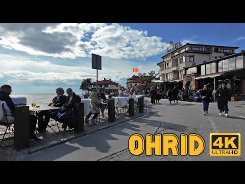 Видео: OHRID, Macedonia (2025) 【Walk Tour 4K】 *Winter* 🚶‍♂️ Прошетка во зима низ ОХРИД, Македонија 🇲🇰