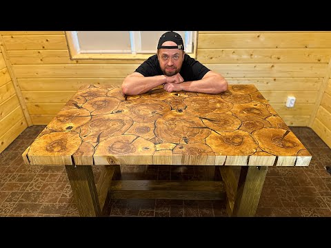 Видео: Стол ИЗ ДРОВ Своими Руками в Идеальную Баню!