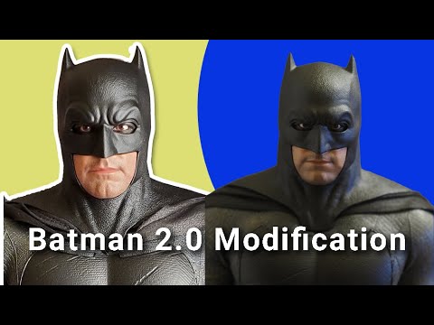 Видео: Видео по модификации шеи Hot Toys Batman 2 0