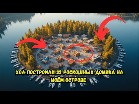 Видео: ХОА построили 32 роскошных домика на моём острове — я молчал, а потом забрал их всех через суд