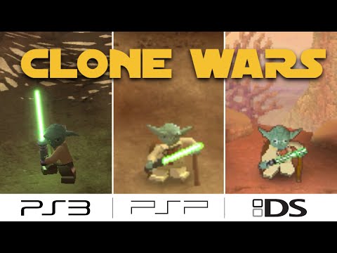 Видео: Сравнение всех версий Lego Star Wars: The Clone Wars