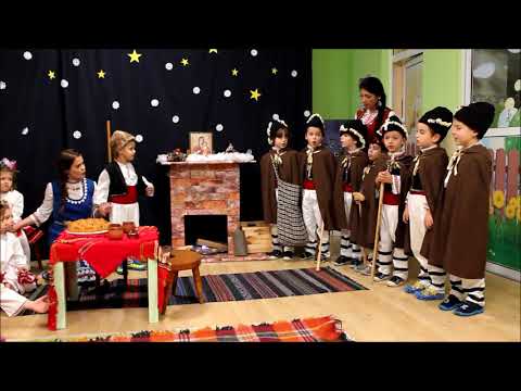 Видео: Бъдни вечер в трета група "Пчелички"