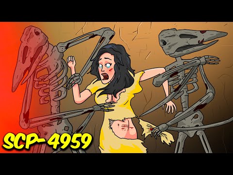 Видео: SCP-4959 – Зомби-Динозавр. Теотиуаканская птеродактилактерия (Анимация SCP)