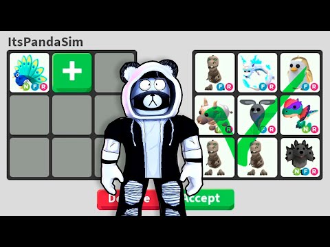 Видео: Что дадут за НЕОНОВОГО ПАВЛИНА в Роблокс Адопт Ми? ТОП Трейды в Roblox Adopt Me