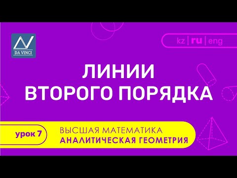 Видео: Аналитическая геометрия, 7 урок, Линии второго порядка