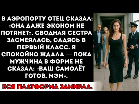Видео: Моя сестра посмеялась над моим билетом, пока мужчина в форме не произнёс моё имя.