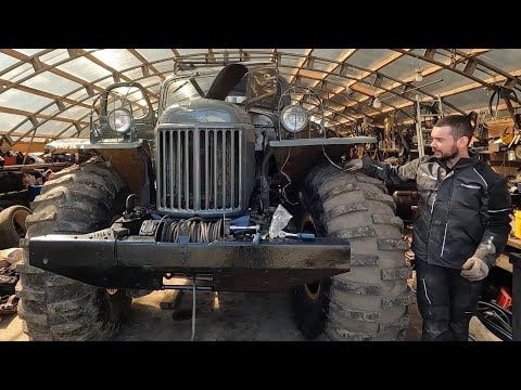 Видео: Строим самый проходимый ЗИЛ-157 на ОГРОМНЫХ колесах! Собираем кабину!