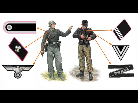 Видео: Все Звания Танковых Войск Вермахта и Ваффен СС по Порядку! Знаки различия Панцерваффе