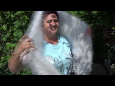 Видео: Нежность, красота из белого, щипанного козьего пуха.