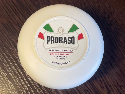 Видео: Мыло для бритья Proraso белое