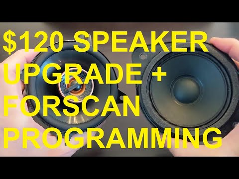 Видео: Ford Bronco 2021+ — обновление динамиков Infinity с программированием FORScan