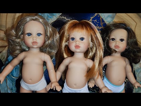 Видео: Куклы Marina and Pau 30cм Petit. Малышки Carol, Sue и Sofia🥰