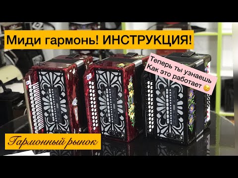 Видео: Миди гармонь. Инструкция | Демонстрация