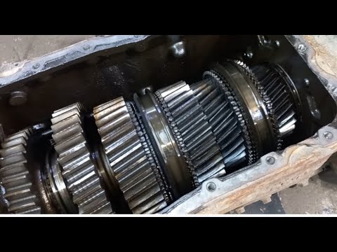 Видео: Замена кпп Scania с4/4 на 3/3 .