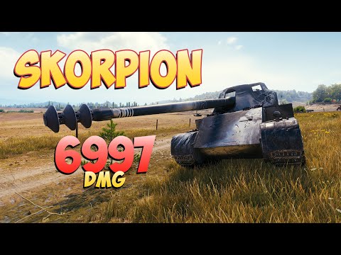 Видео: Skorpion - 4 Фрагов 6.9K Урона • Ядовитый! • Мир Танков