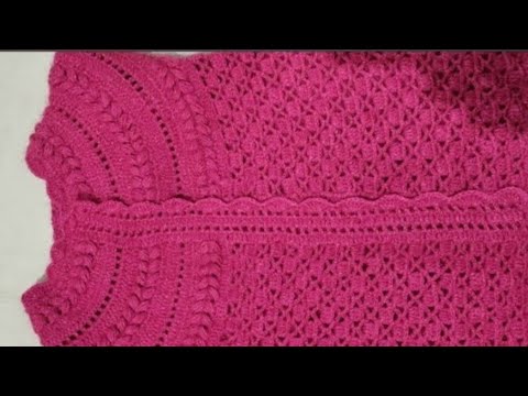 Видео: Простой и красивый жакет с длинным рукавом, связанный крючком для женщин # размер 34-36# (часть 2)