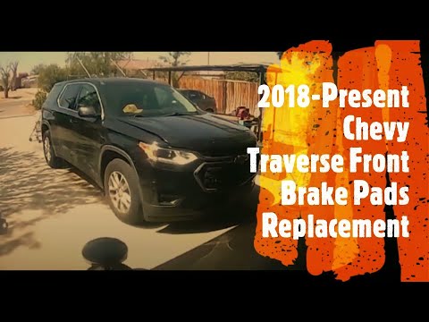 Видео: Замена передних тормозных колодок Chevrolet Traverse 2018-настоящее время