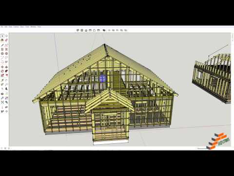Видео: Мой дом в Скейтч Ап (Sketch Up)
