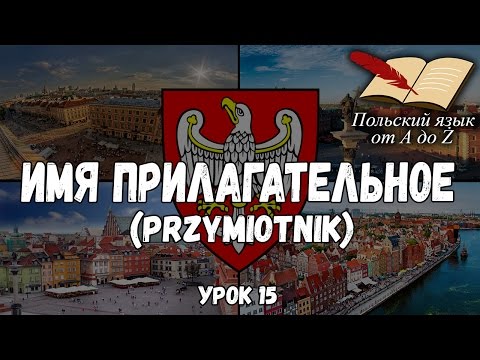 Видео: Польский язык от А ДО Ż - Имя прилагательное (15 урок)