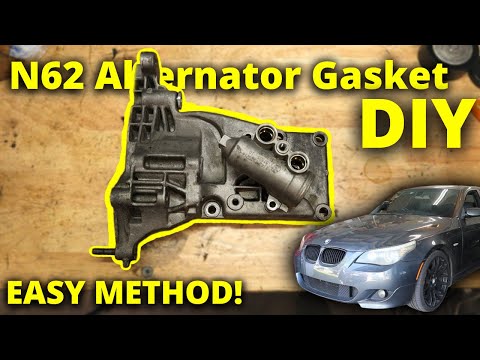 Видео: Инструкция: замена прокладки генератора 550i (СИЛЬНАЯ утечка N62!)