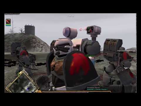 Видео: Ultimate Apocalypse mod 1.72.7 Space Marines vs Dark Eldars - Император защищает