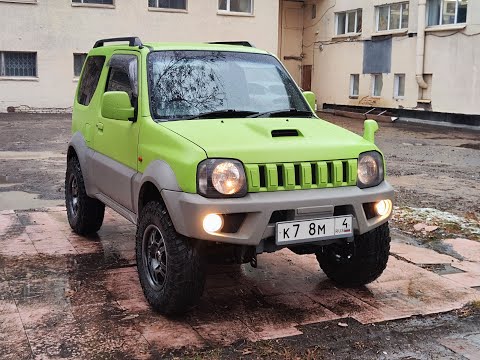 Видео: Установка лифт комплекта 5 см и рычагов под лифт, на Suzuki Jimny 1998-2019 Tuning4WD.ru