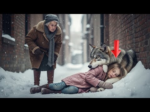 Видео: Бабушка спасает девочку и волка в снежной буре – невероятная история семьи и верности