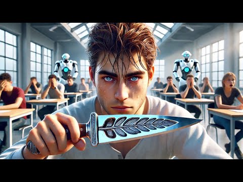 Видео: На экзамене запретили проносить оружие: человек вырезал рабочий клинок из подноса для завтрака | ...