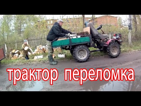 Видео: Едем за ДРОВАМИ на ТРАКТОРЕ вездеходике