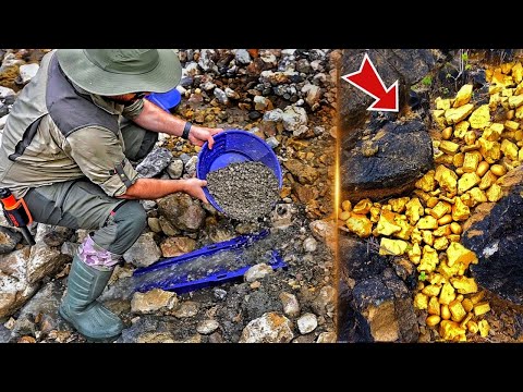 Видео: Я нашел в ручье золотые слитки на тысячи долларов! (Как найти золото)