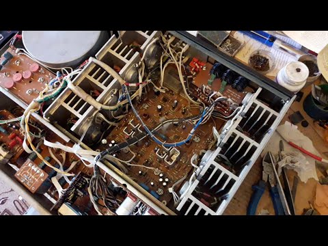 Видео: Регулировка тока покоя и нуля на выходе Одиссей 100 у-021. Подробно с объяснением.