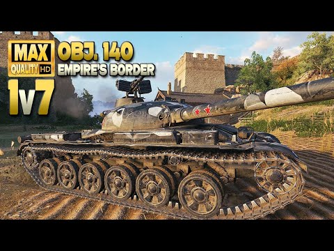 Видео: «Объект 140» доминирует один против 7 - World of Tanks