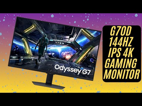 Видео: Лучший бюджетный игровой монитор 4K | Samsung G70D 32" 144 Гц IPS игровой монитор | Распаковка и ...