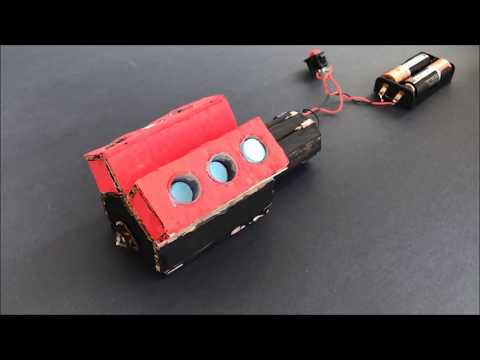Видео: Как сделать мощный двигатель V6 - игрушка DIY