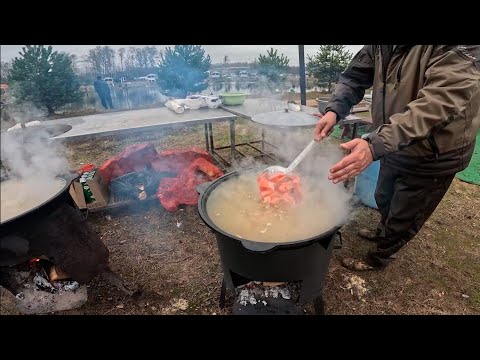 Видео: День народного единства в Подкове! Рыбалка, Уха, Призы, Форель  Химки, Москва