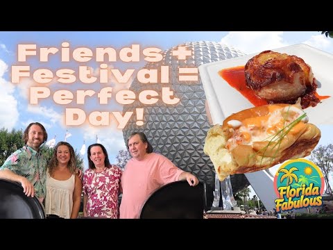 Видео: От радиошоу к реальной жизни! День еды и вина EPCOT с Шоном и Тиной