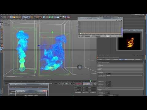 Видео: Урок CINEMA 4D TurbulenceFD Container обзор часть 1
