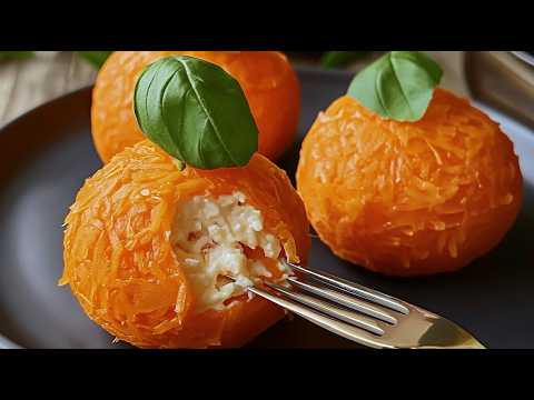 Видео: Мандарин или салат?🍊 Удивите гостей великолепной начинкой и великолепным вкусом! Креативный рецепт