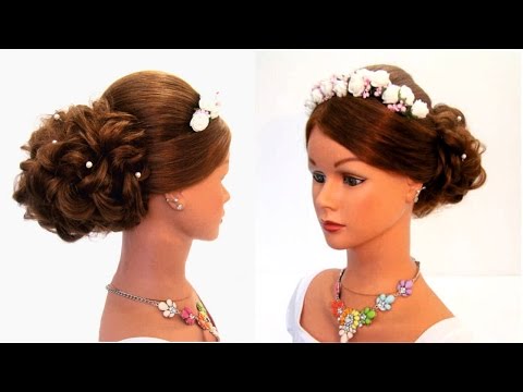 Видео: Прическа на выпускной или на свадьбу. Wedding prom hairstyle