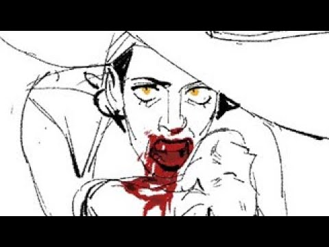 Видео: Веер леди Димитреску (комикс HattersArts Resident Evil Village) #шорты