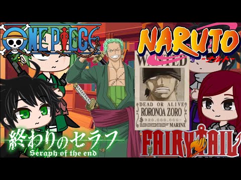 Видео: реакция мечников друг на друга#1/?||Gacha Life||~Зоро~