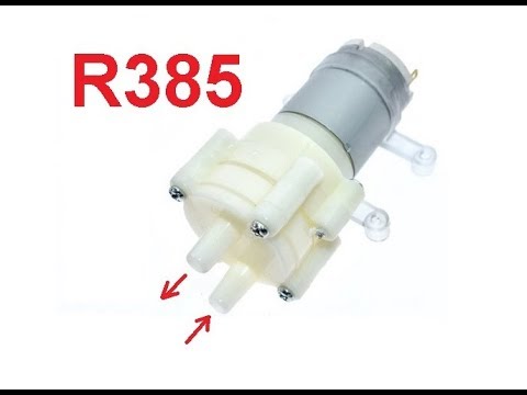 Видео: насос для воздуха или воды. Diaphragm Pump R385